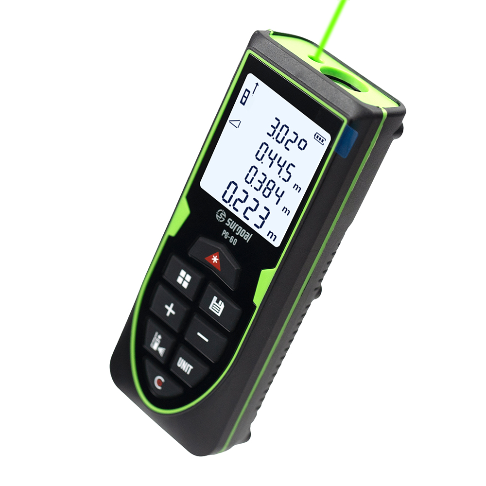 Stud Finder With Laser Level - SG SURGOAL 120m Green Laser Rangefinder