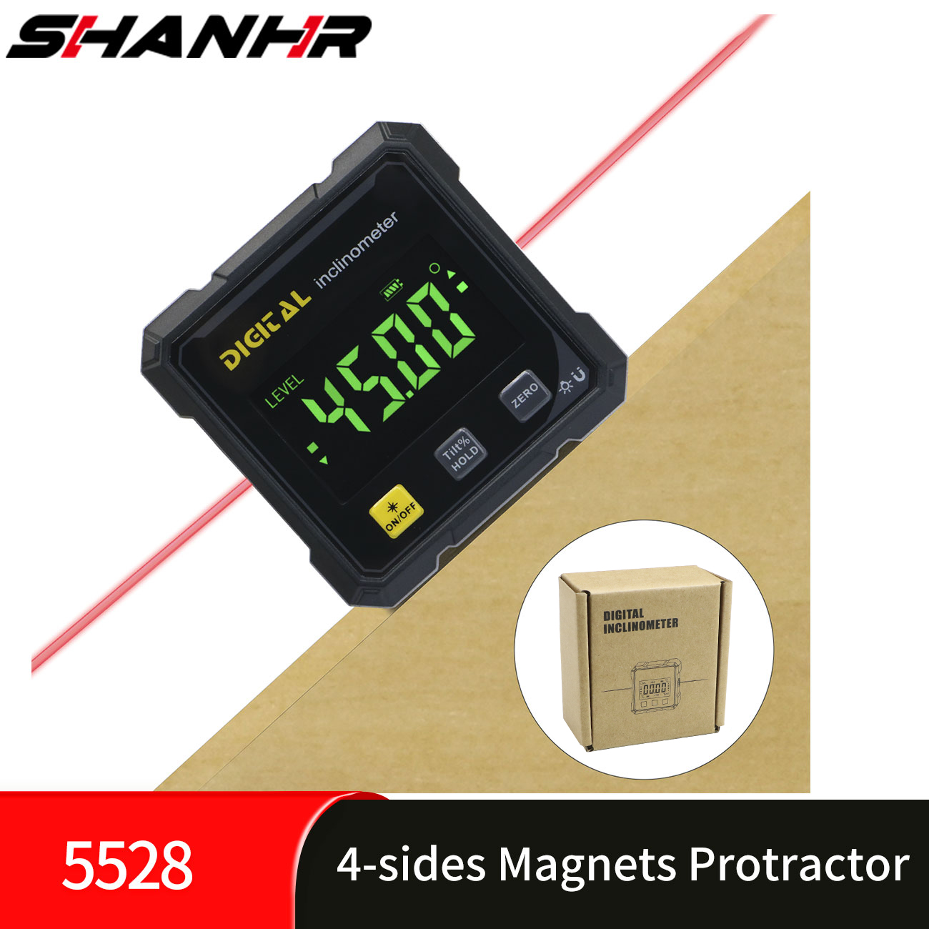 Stud Finder With Laser Level - THIẾT BỊ ĐO GÓC KỸ THUẬT