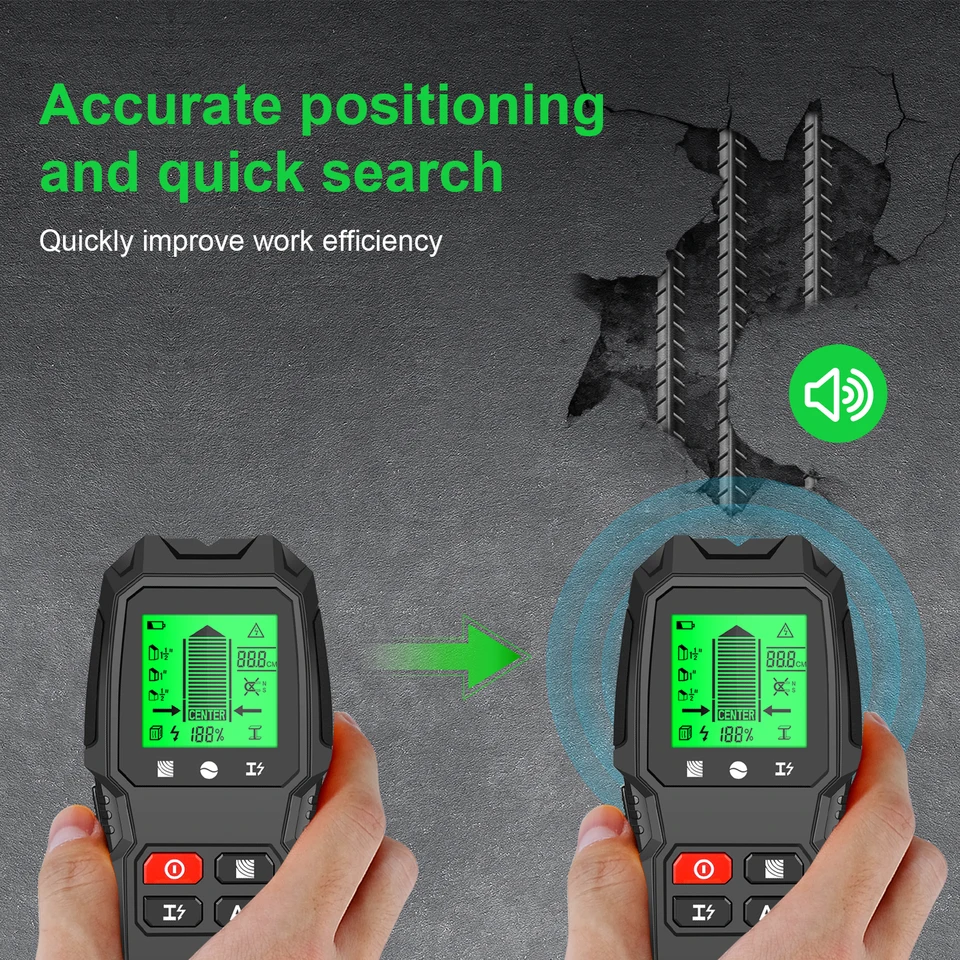 HW-QB6 Black Wall Stud Finder  - đánh giá và giá Stud Finder Center Finder Edge