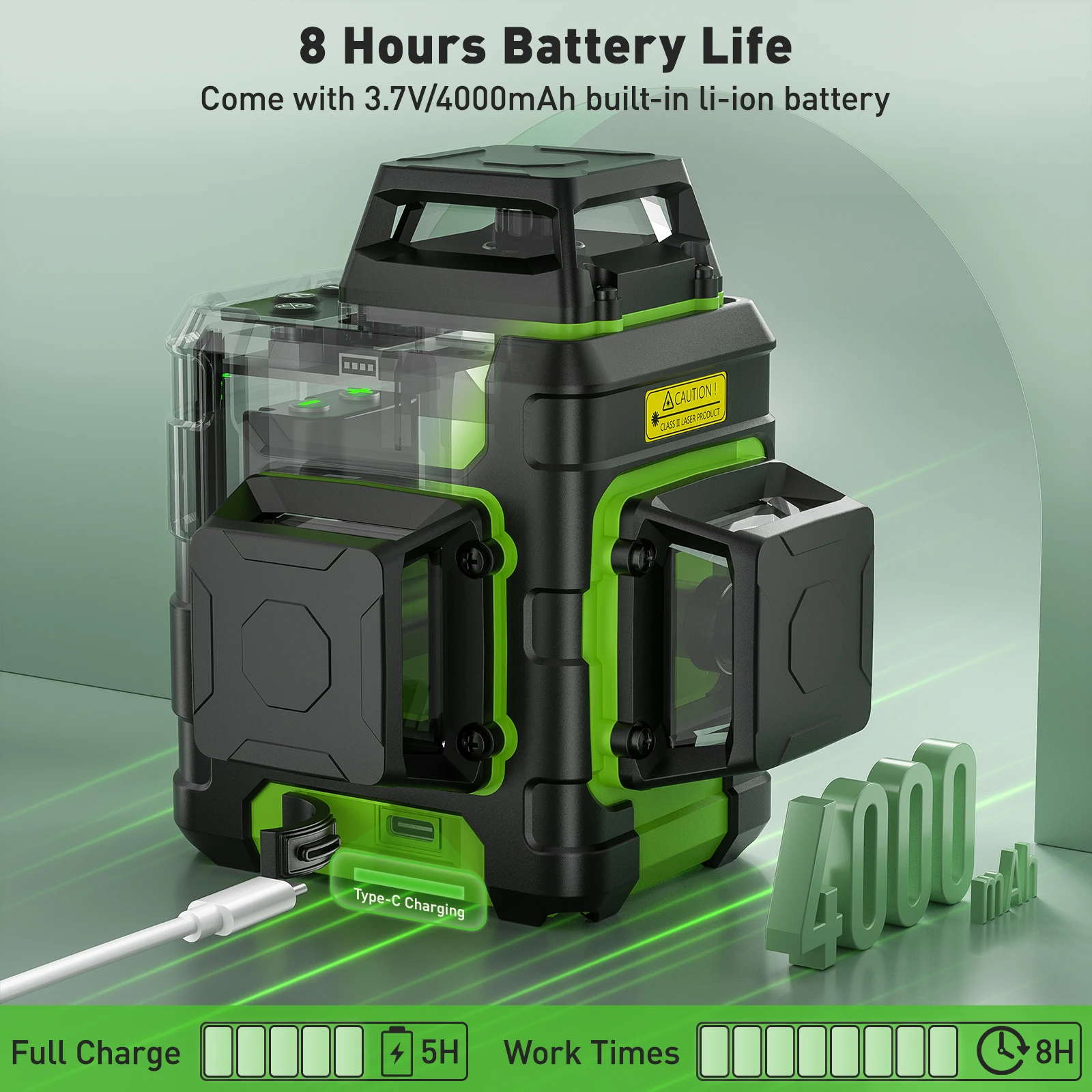 Huepar HM03CG Laser Level Gree - đánh giá và giá Stud Finder With Laser Level
