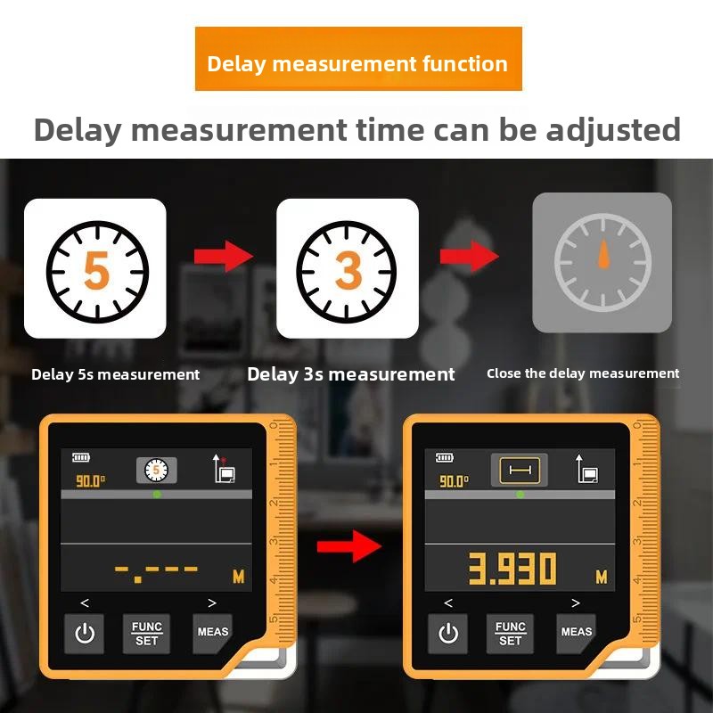 3‑in‑1 Digital Measuring Tool  - đánh giá và giá Stud Finder With Laser Level