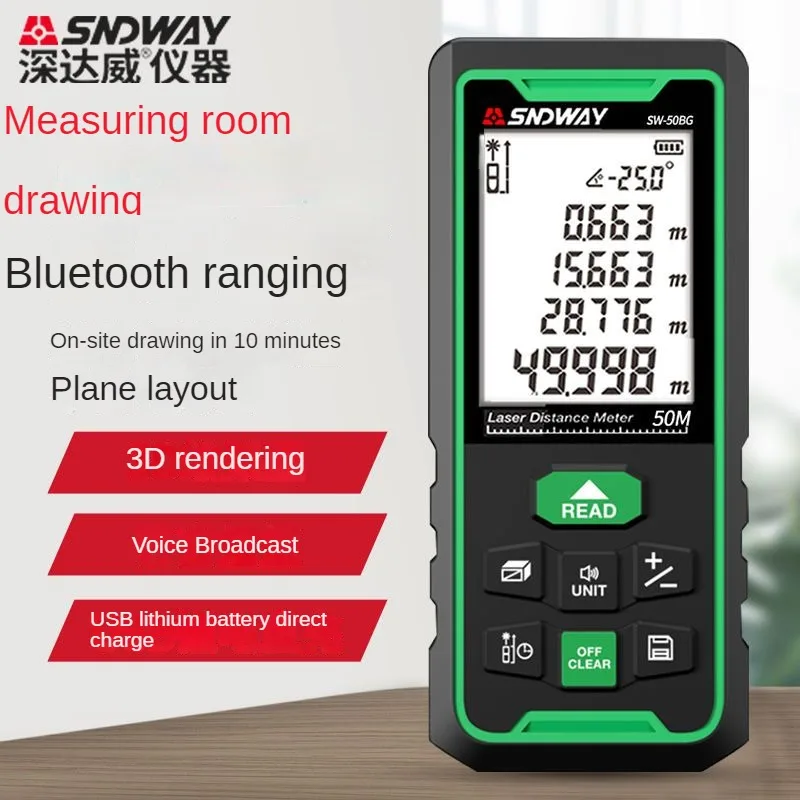 Latest SNDWAY SW-50BG Laser Di - đánh giá và giá Stud Finder With Laser Level