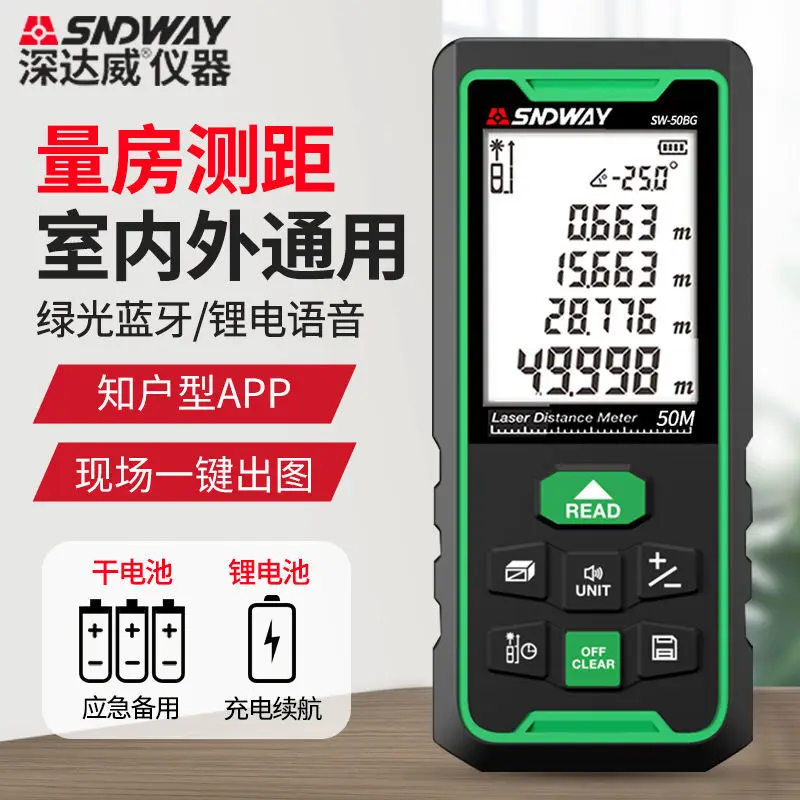 Latest SNDWAY SW-50BG Laser Di - đánh giá và giá Stud Finder With Laser Level