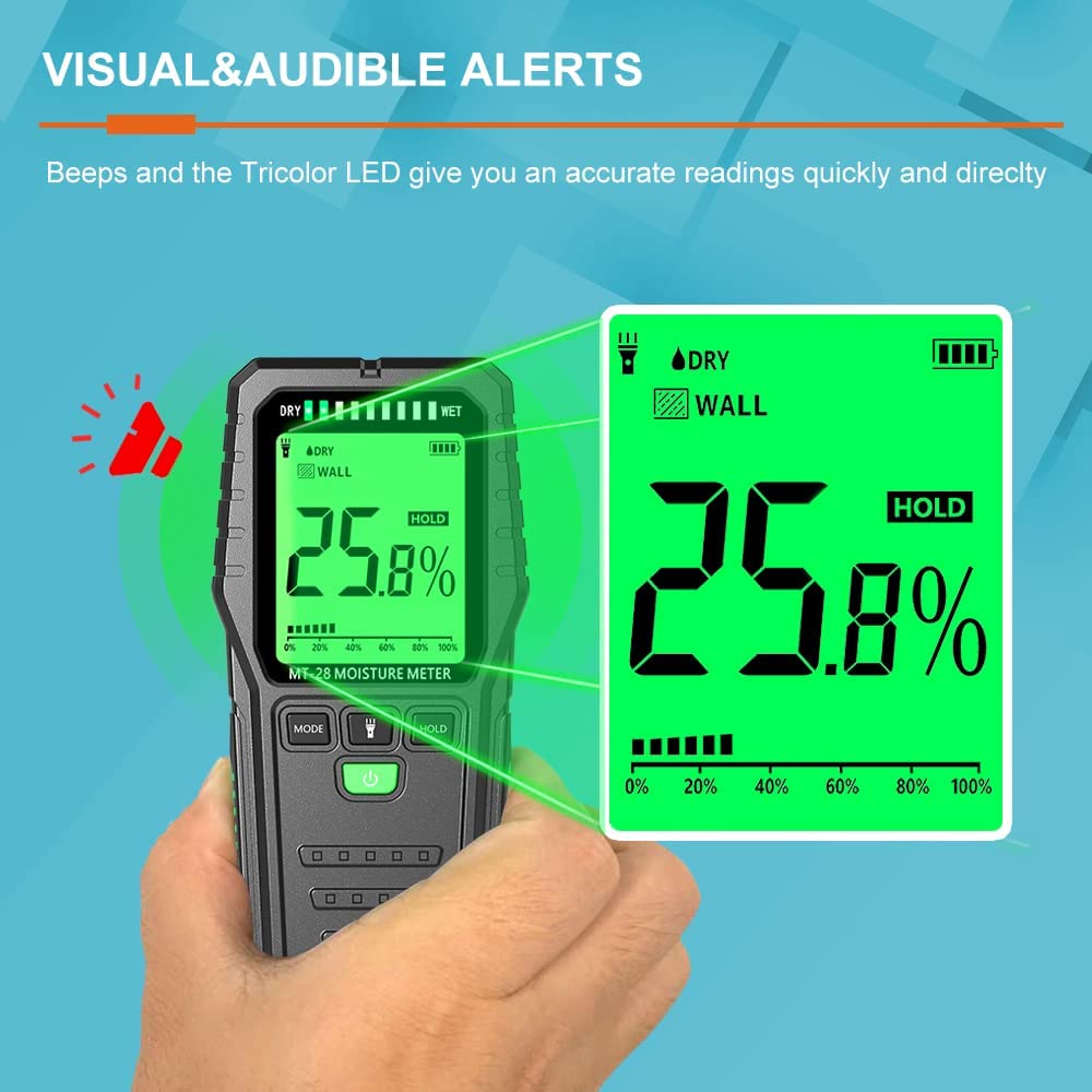 Pinless Wood Moisture Meters D - đánh giá và giá Moisture Meter Wall Wood
