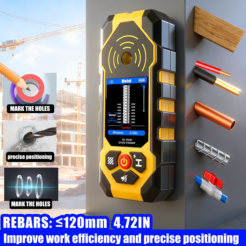 ZC-D201 Stud Finder Wall Scann - đánh giá và giá Stud Finder Center Finder Edge
