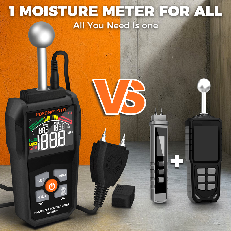 WTS01Pro Moisture Detector Hum - đánh giá và giá Wall Scanner For Concrete