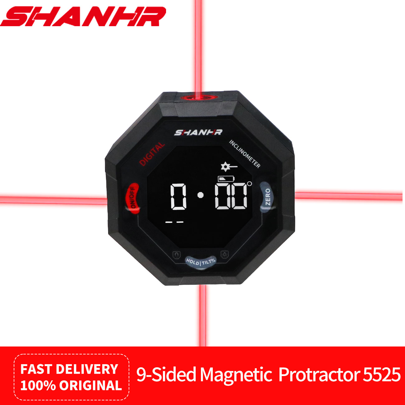 SHANHR Octagon Digital Angle F - đánh giá và giá Stud Finder With Laser Level