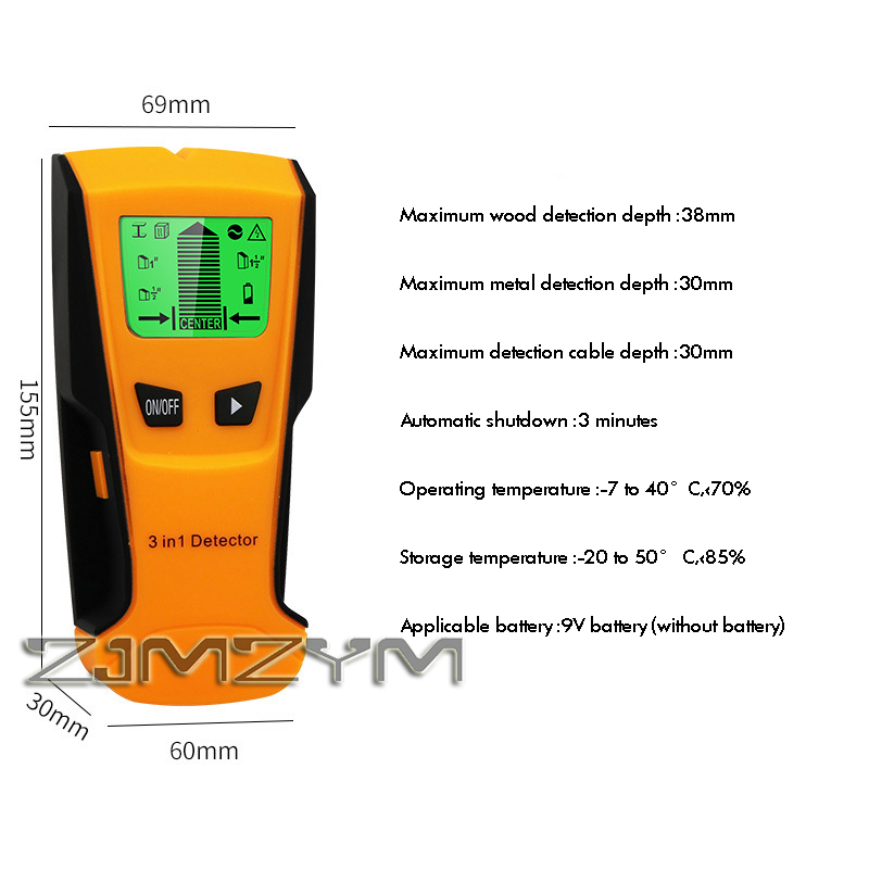 3 In 1 Metal Detector Find Met - đánh giá và giá Stud Detector With Metal Ac Wire