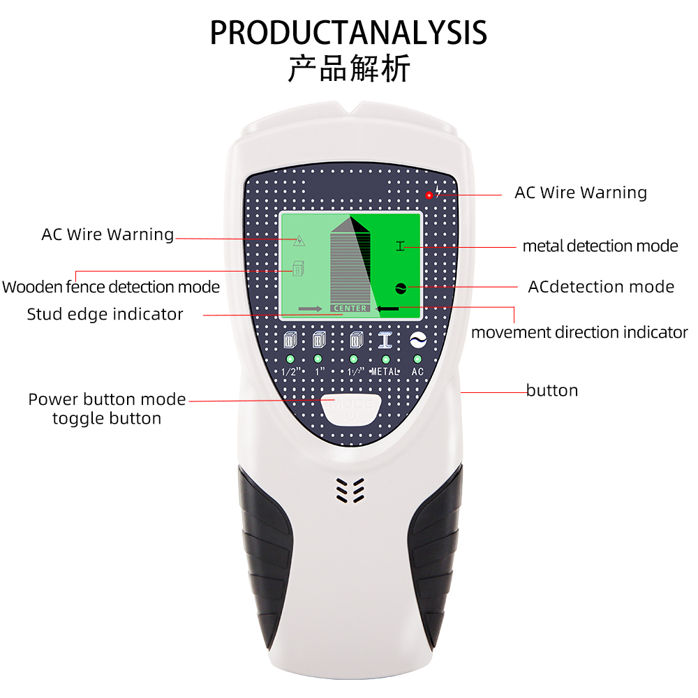 Handheld 5‑in‑1 Wall Scanner M - đánh giá và giá Stud Finder Wall Scanner 5 In 1