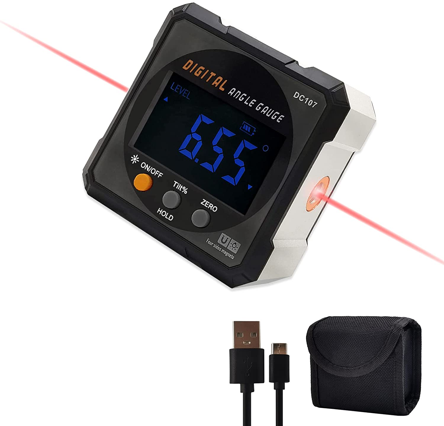 Kỹ Thuật Số Protractor Laser U - đánh giá và giá Stud Finder With Laser Level