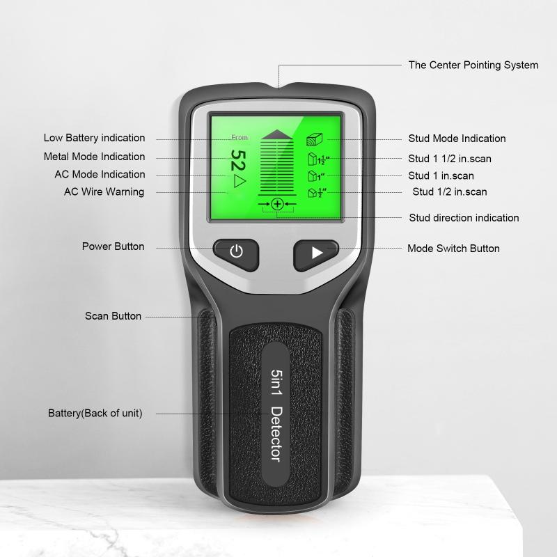 5 In 1 Metal Detector Wall Det - đánh giá và giá Stud Finder Wall Scanner 5 In 1