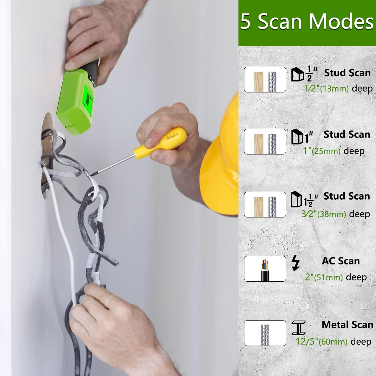 Huepar Stud Finder Wall Scanne - đánh giá và giá Stud Finder Wall Scanner 5 In 1