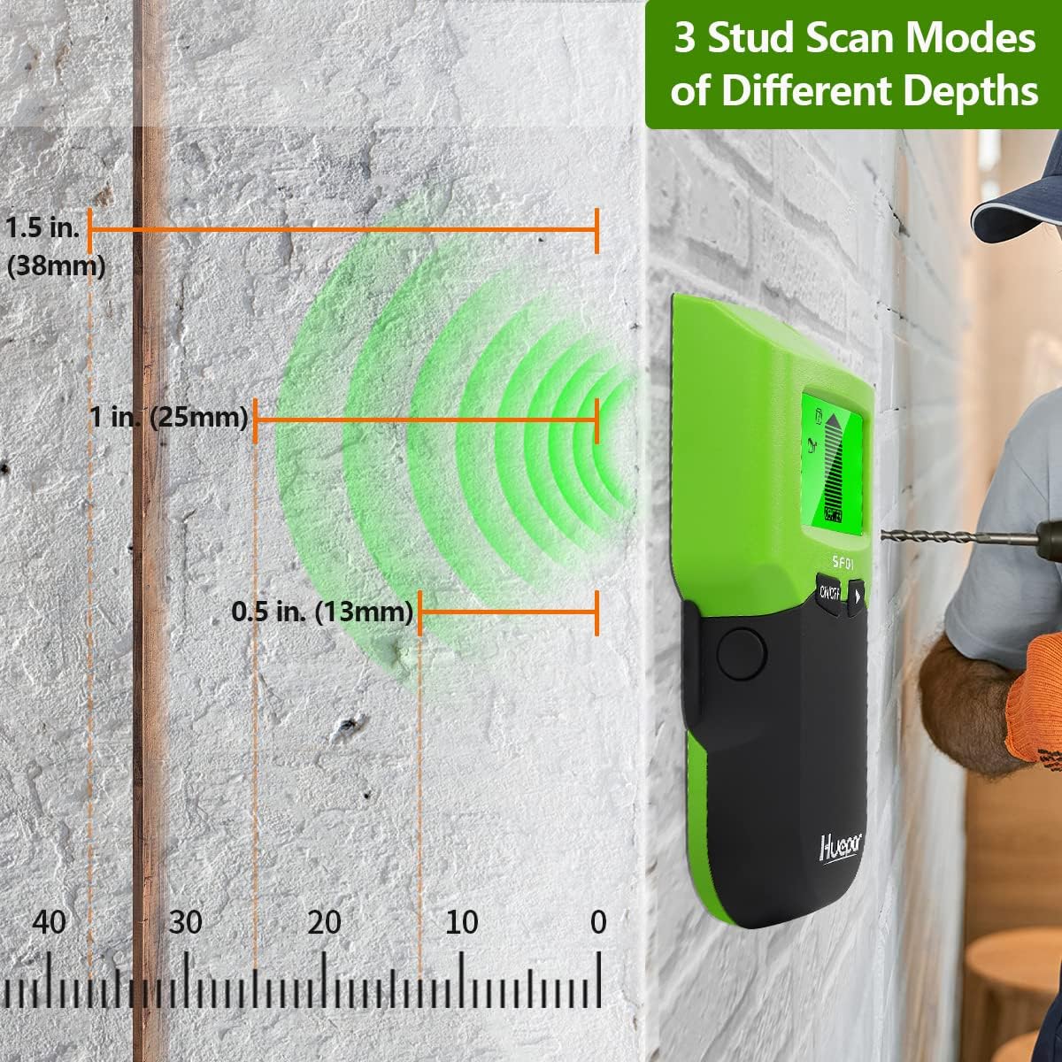 Huepar Stud Finder Wall Scanne - đánh giá và giá Stud Finder Wall Scanner 5 In 1