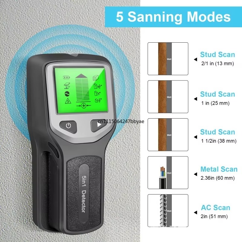 HW430 New 5 in 1 Wall Detector - đánh giá và giá Stud Finder Wall Scanner 5 In 1