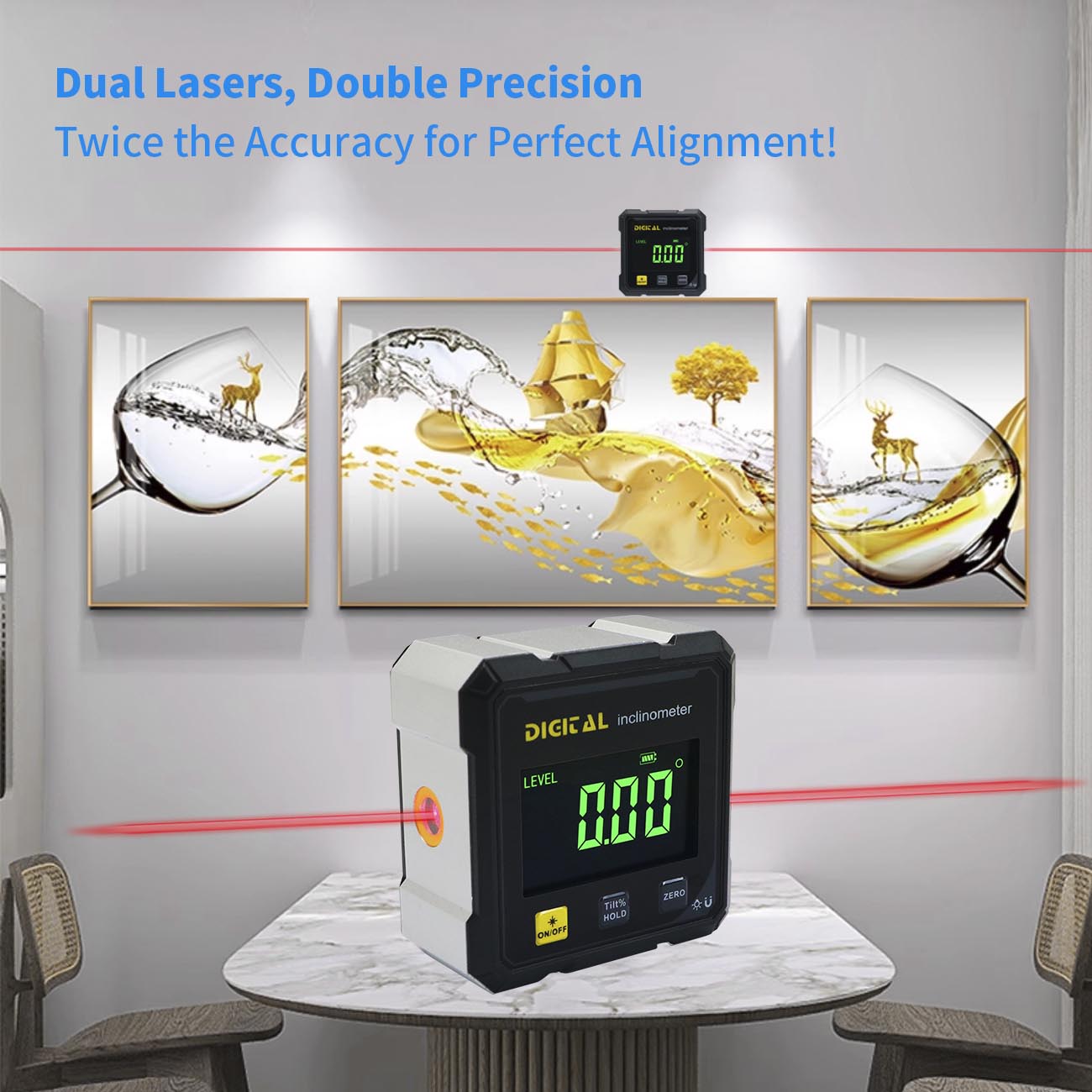 THIẾT BỊ ĐO GÓC KỸ THUẬT SỐ SH - đánh giá và giá Stud Finder With Laser Level