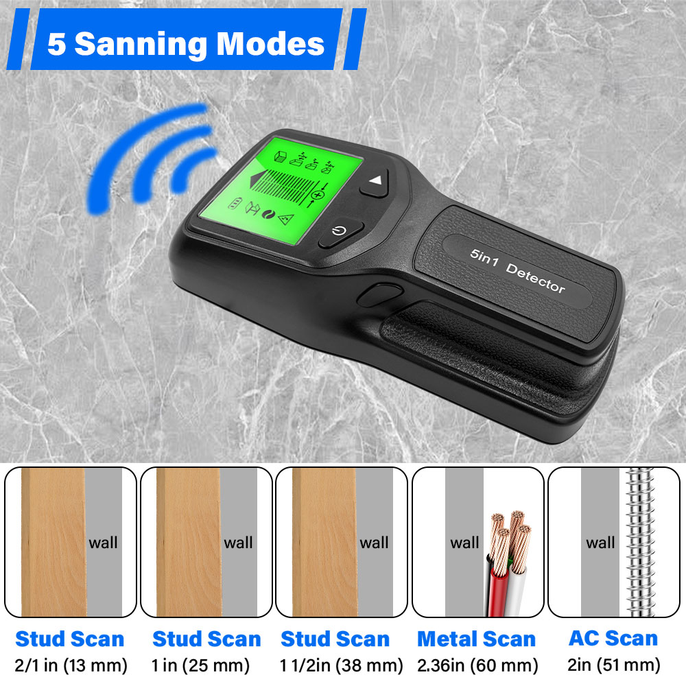Wall Scanner 5 In 1 Metal Dete - đánh giá và giá Stud Finder Wall Scanner 5 In 1