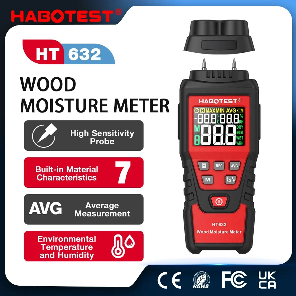 HABOTEST HT632 Digital Moistur - đánh giá và giá Moisture Meter Wall Wood