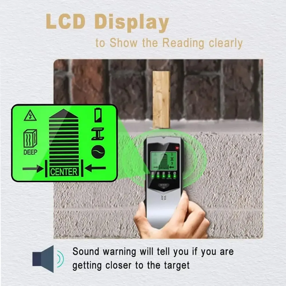 SH402 5-in-1 LCD Wall Stud Fin - đánh giá và giá Stud Finder Center Finder Edge