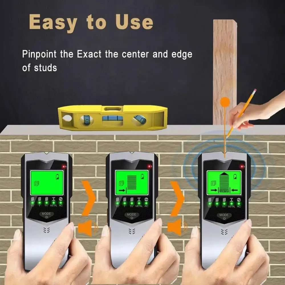 SH402 5-in-1 LCD Wall Stud Fin - đánh giá và giá Stud Finder Center Finder Edge