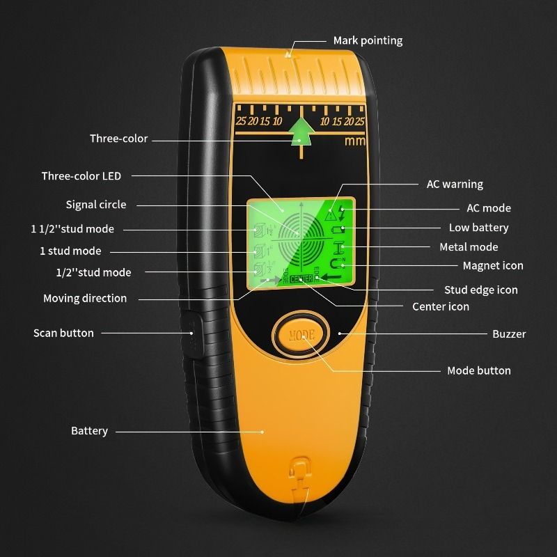 Multifunctional Wall Stud Find - đánh giá và giá Wall Scanner Rebar Detector