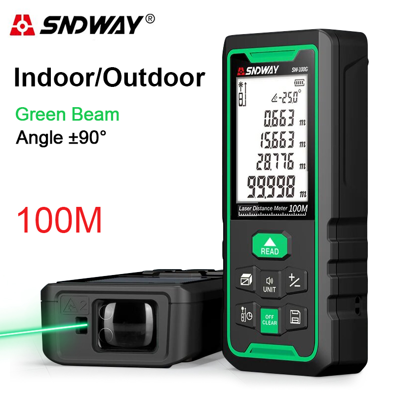Máy đo khoảng cách laser xanh, - đánh giá và giá Stud Finder With Laser Level