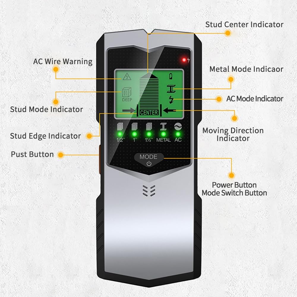 Stud Finder Wall Scanner, 5 in - đánh giá và giá Stud Finder Center Finder Edge
