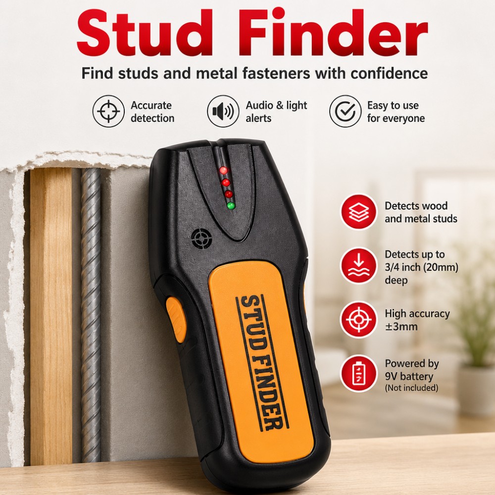 Electronic Stud Finder Wall Sc - đánh giá và giá Wall Scanner Rebar Detector