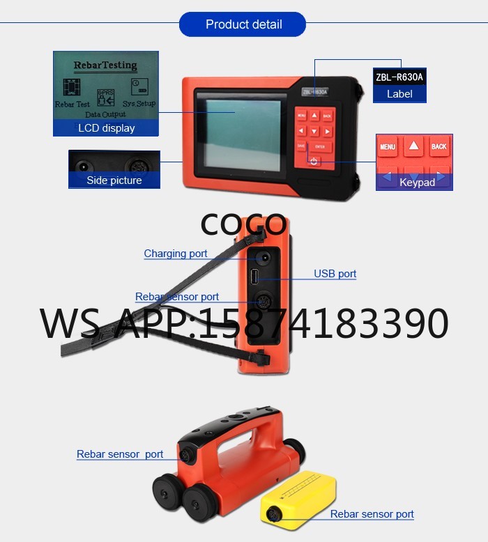 ZBL-R630A Rebar Scanner Concre - đánh giá và giá Wall Scanner For Concrete