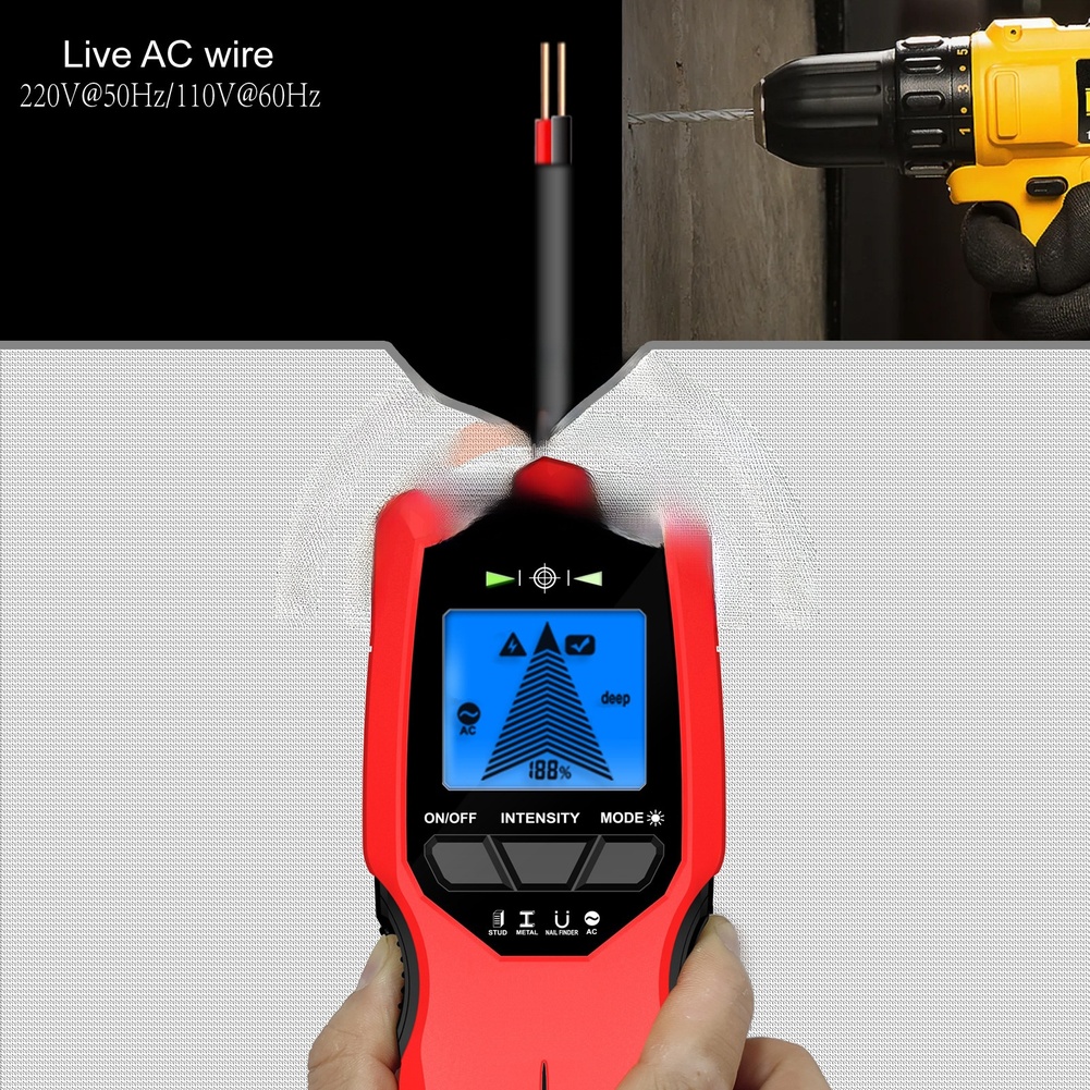 7 In Wall For Scanner For Stud - đánh giá và giá Stud Detector With Metal Ac Wire