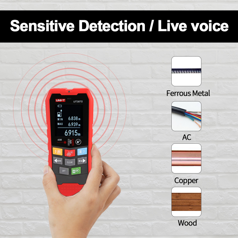 UNI-T 4 Trong 1 Kim Loại UT387 - đánh giá và giá Wall Scanner Rebar Detector