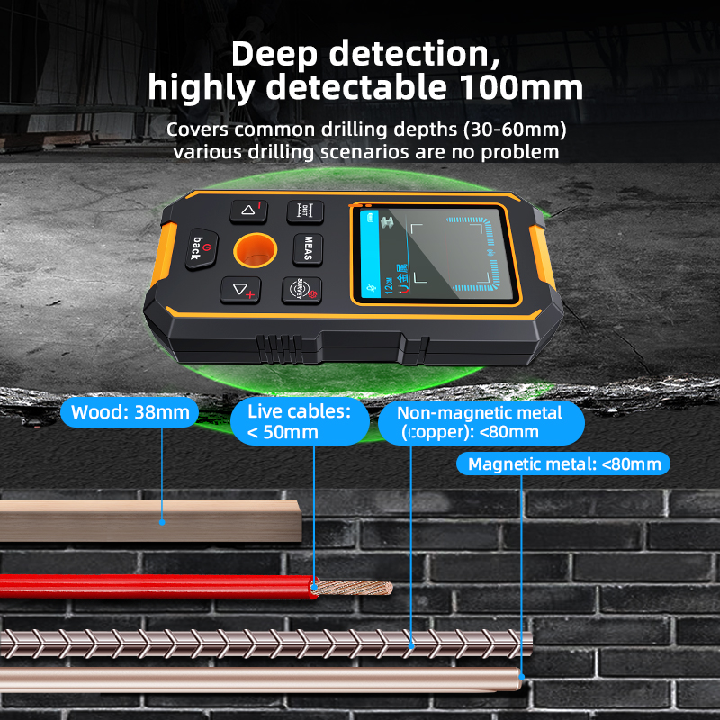 NOYAFA Handheld Wall Metal Det - đánh giá và giá Wall Scanner Rebar Detector