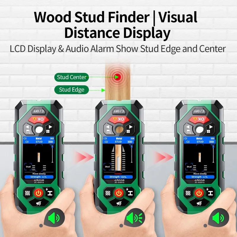 For Rechargeable 10-in-1 Wall  - đánh giá và giá Stud Finder With Laser Level